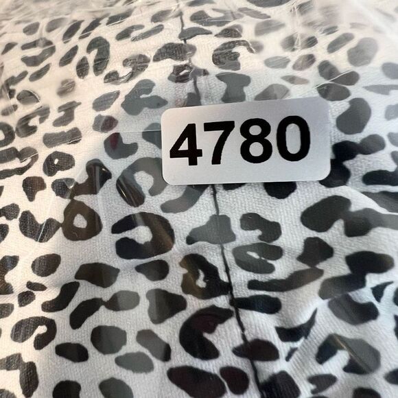 AllFenix Cropped Jacket Women's Medium Black Leopard Print Zip Snap Closure - Picture 10 of 10